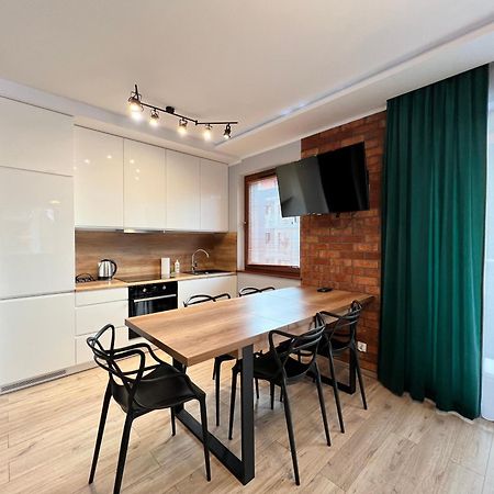Stylish Apartment Oldtown Riverview Balcony Gdansk Luaran gambar