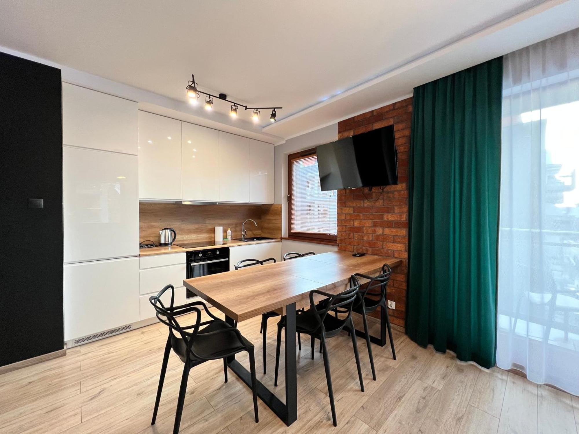 Stylish Apartment Oldtown Riverview Balcony Gdansk Luaran gambar